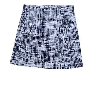 NIC + ZOE Black & White Patterned Knit Pencil Skirt – Size Large